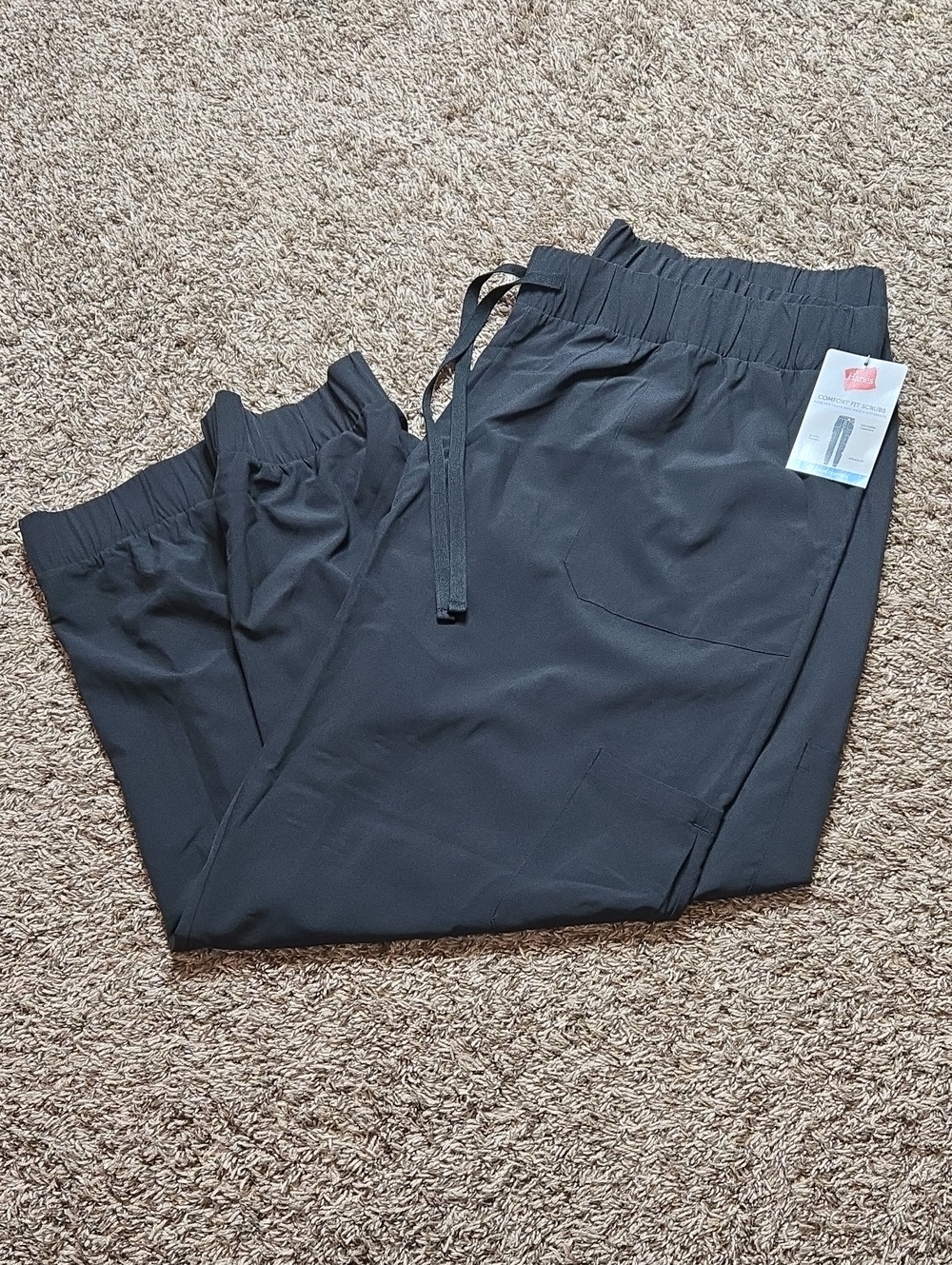 Hanes Comfort Fit Scrubs 3XL Plus Size Scrub Pants Odor Control Athletic Fit